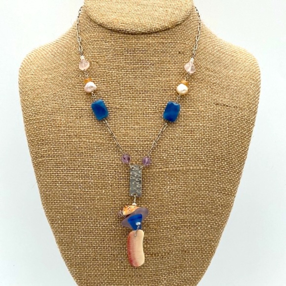 925 Artisan Made Beach Feel Necklace.